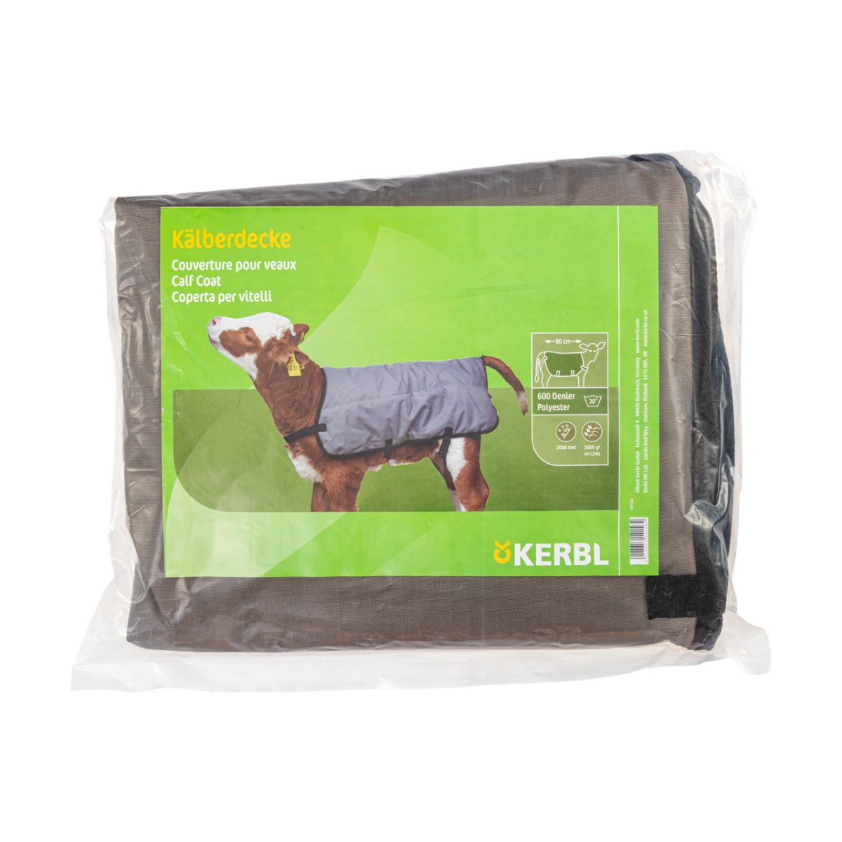 Pătură pentru viței, impermeabilă, gri, 80 × 70 cm