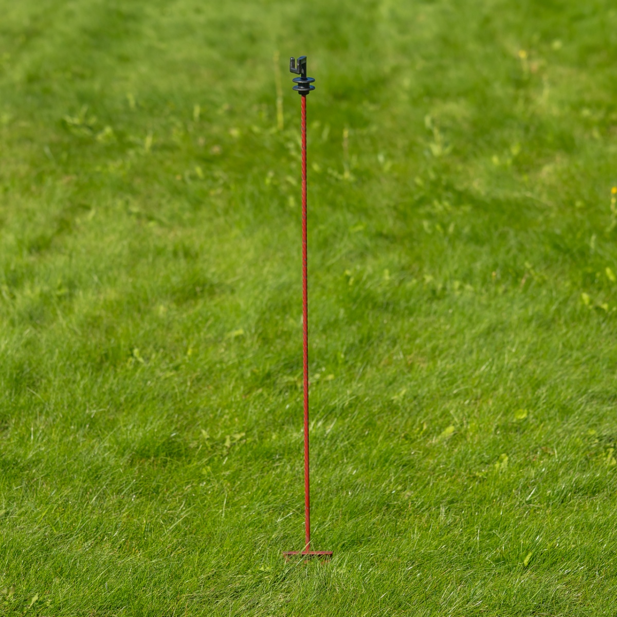 Stâlp din oțel, pentru gard electric, Ø8 mm × 107 cm