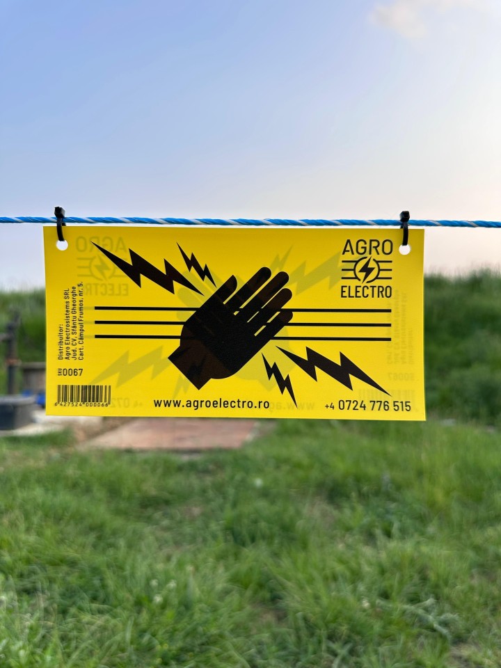 Recenzie produs - Plăcuță de avertizare - agroelectro.ro