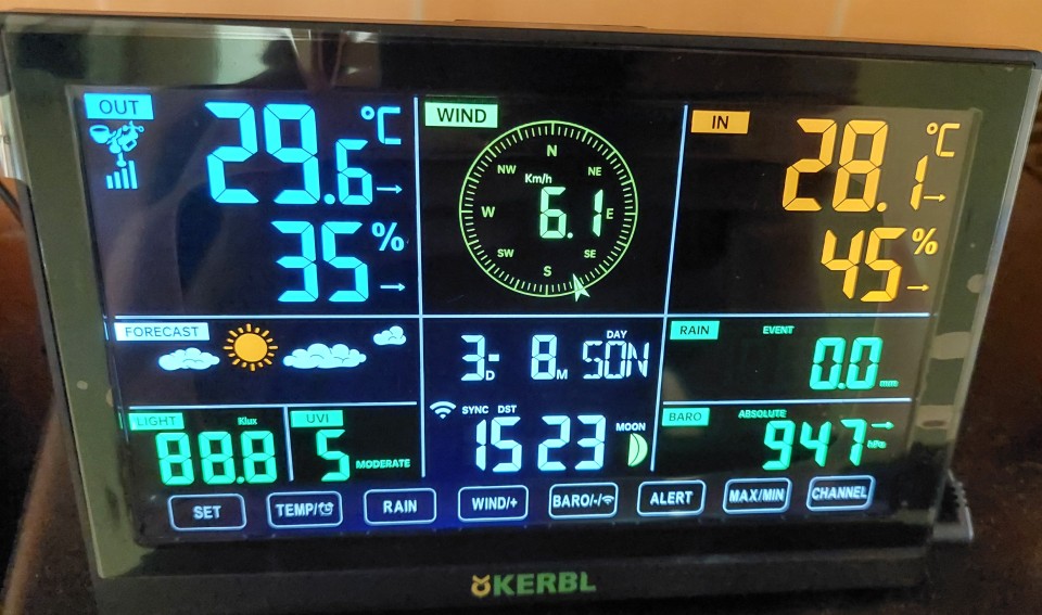 Recenzie produs - Stație meteo digitală 7 în 1, cu conectivitate WiFi și aplicație mobilă - agroelectro.ro