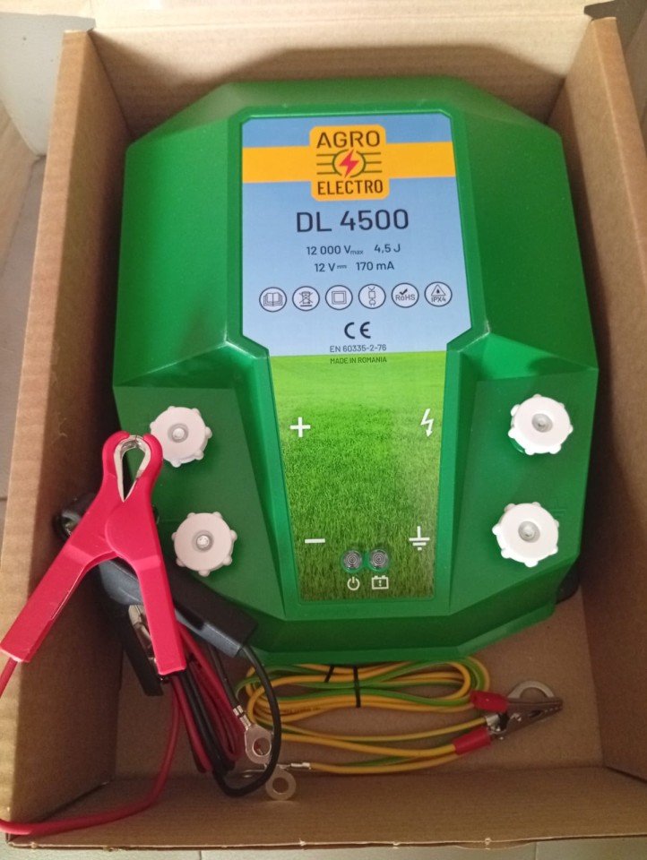 Recenzie produs - Aparat gard electric DL 4500, 12 V, 4,5 Joule - agroelectro.ro