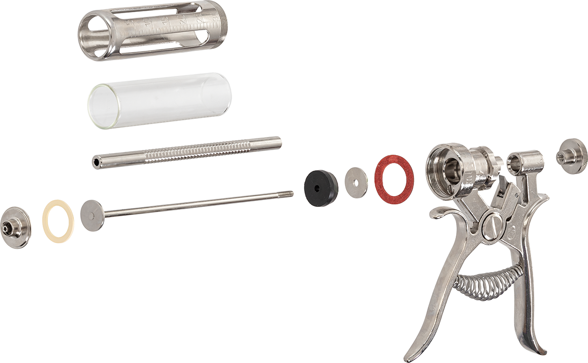 Componentele seringii HSW Roux-Revolver, 30 ml