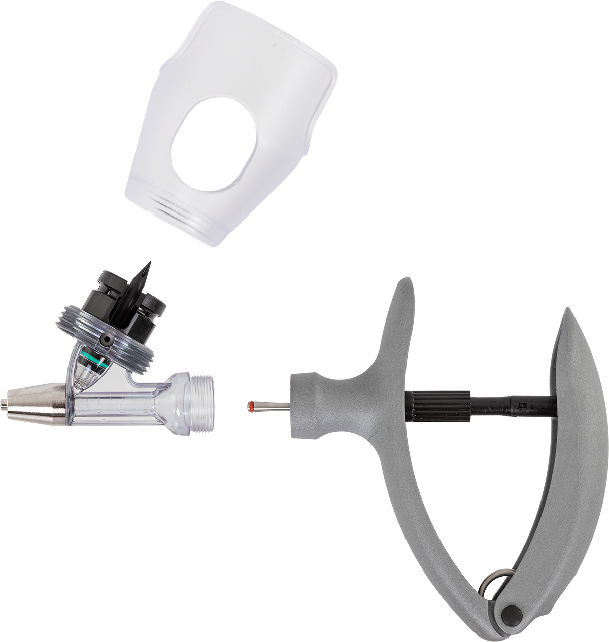 Componentele seringii HSW ECO-Matic cu atașament de sticlă, 0,1–0,3 ml