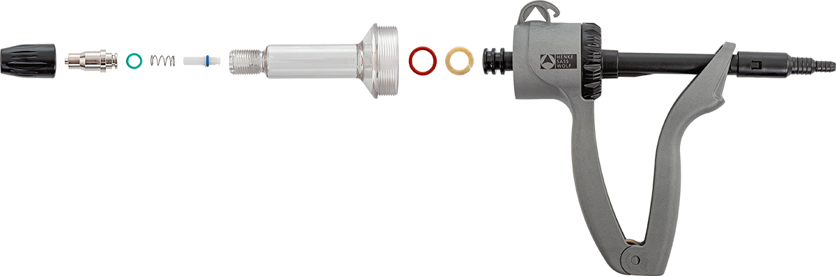Componentele seringii HSW ECO-Matic, 0,5-12,5 ml