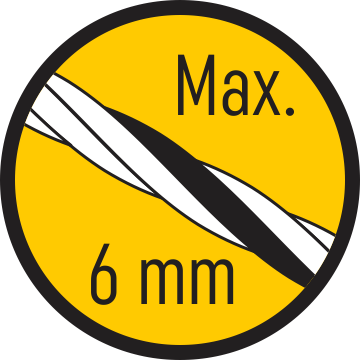 Fir max. 6 mm