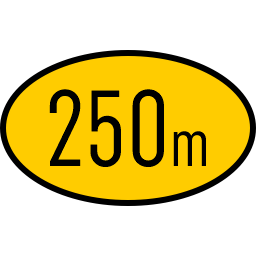 250m