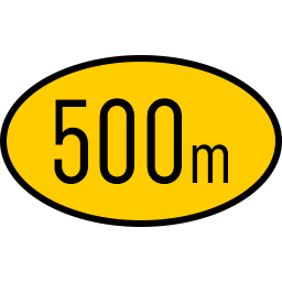 500m