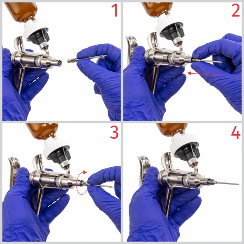 Seringă automată HSW Ferro-Matic, Luer Lock, 0,1-3 ml