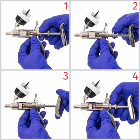 Seringă automată HSW Ferro-Matic, Luer Lock, 0,1-3 ml