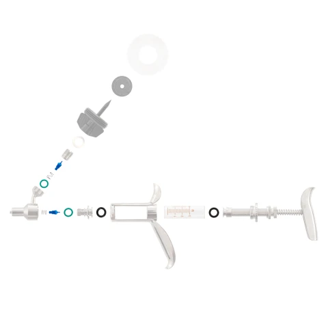 Set de garnitură, arc și ventil pentru seringa automată HSW Ferro-Matic 0,1–3 ml