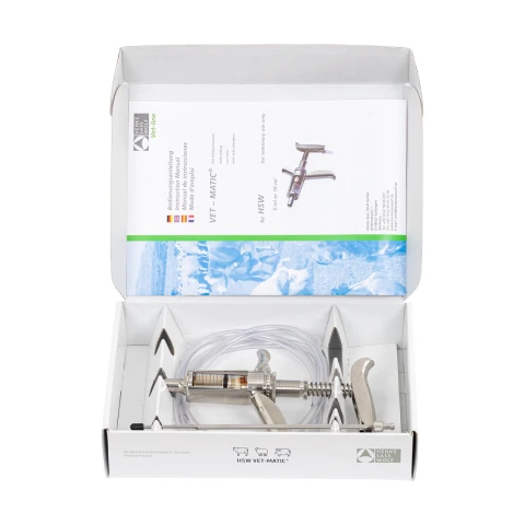 Seringă automată HSW Vet-Matic cu atașament de furtun, Luer Lock, 5 ml