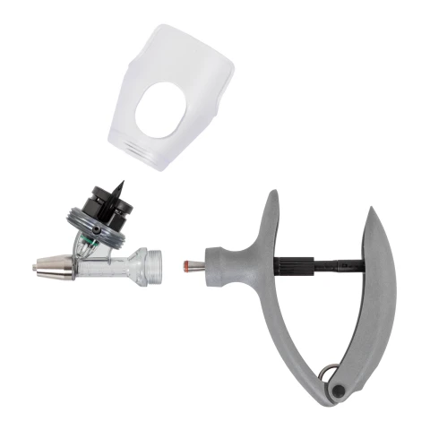 Seringă automată HSW ECO-Matic cu atașament de sticlă, Luer Lock, 0,1-1 ml