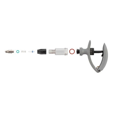 Seringă automată HSW ECO-Matic cu atașament de furtun, Luer Lock, 0,5-10 ml