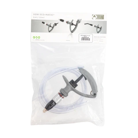 Seringă automată HSW ECO-Matic cu atașament de furtun, Luer Lock, 0,5-10 ml