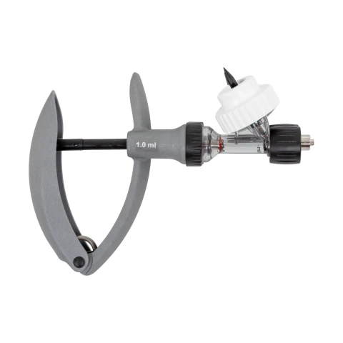 Seringă automată HSW ECO-Matic Twin cu atașament de furtun, Luer Lock, 1-1 ml