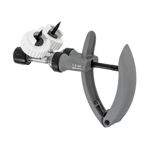 Seringă automată HSW ECO-Matic Twin cu atașament de furtun, Luer Lock, 1-1 ml
