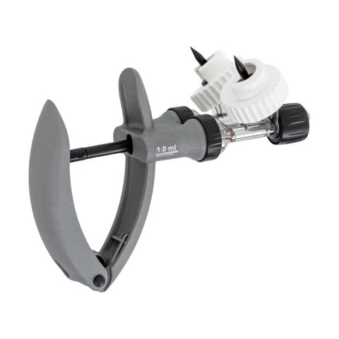 Seringă automată HSW ECO-Matic Twin cu atașament de furtun, Luer Lock, 1-1 ml