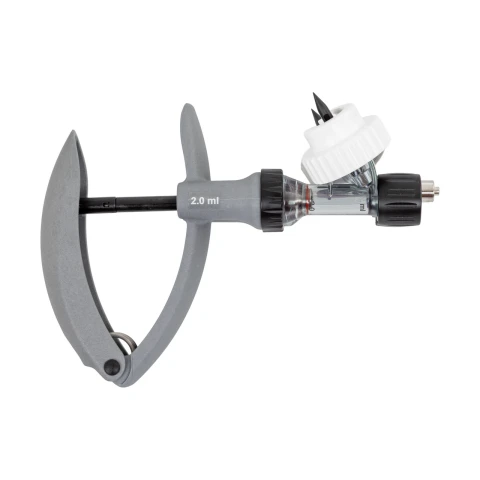 Seringă automată HSW ECO-Matic Twin cu atașament de furtun, Luer Lock, 1-2 ml