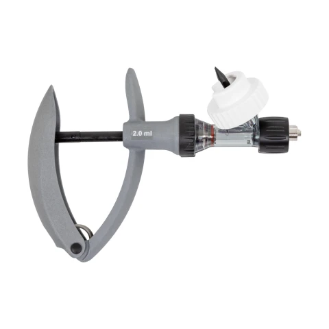 Seringă automată HSW ECO-Matic Twin cu atașament de furtun, Luer Lock, 2-2 ml