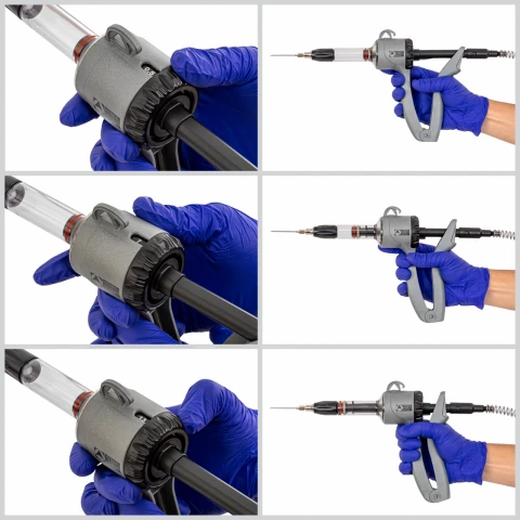 Seringă automată HSW Eco-Matic, cu atașament de furtun, Luer Lock, 0,5-12,5 ml