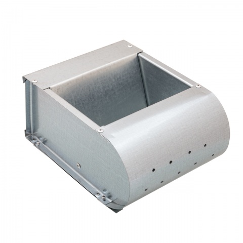Hrănitoare metalică pentru iepuri, 18 cm