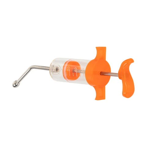 Seringă dozatoare pentru administrare orală, cu canulă curbată, 50 ml