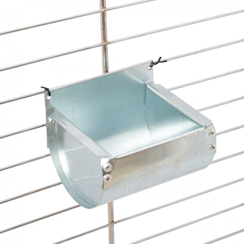 Hrănitoare metalică pentru rozătoare, 12 cm