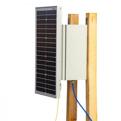 Aparat gard electric compact DL 3200 cu sistem solar 30 W și acumulator 12 V