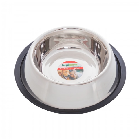 Castron din inox pentru câini, Ø19 cm, 900 ml<br/>19 Lei<br><small>0340</small>