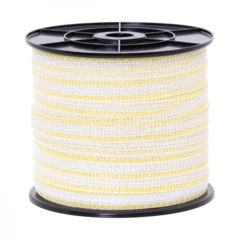 Bandă gard electric - 20 mm - 200 m - 90 kg - 0,4 Ω/m