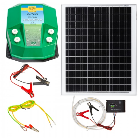 Aparat gard electric DL 7200, 7,2 Joule, cu sistem solar 50 W