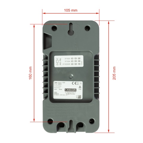 Aparat UNITRA U-1000 cu adaptor de rețea