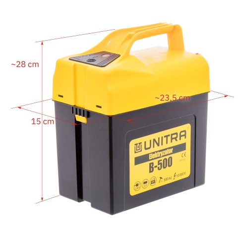 Aparat UNITRA B-500, 9-12 V, 0,5 Joule