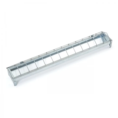Hrănitoare pentru pui din metal galvanizat, 50 cm
