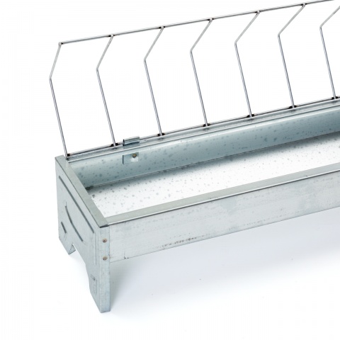 Hrănitoare pentru pui din metal galvanizat, 50 cm