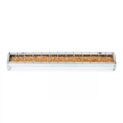 Hrănitoare pentru pui din metal galvanizat, 50 cm