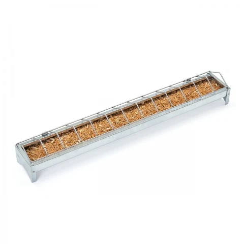 Hrănitoare pentru pui din metal galvanizat, 50 cm