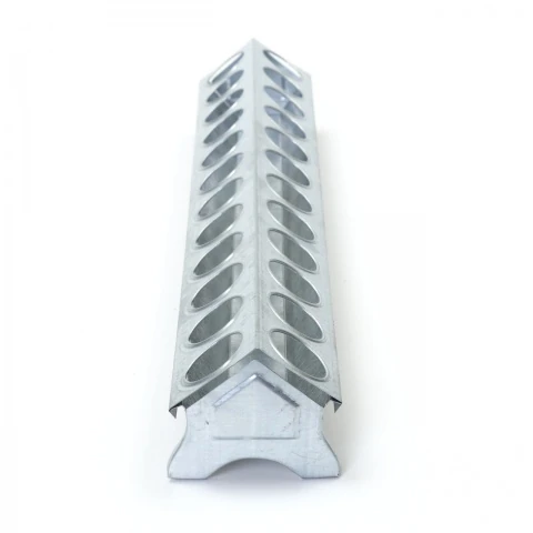 Hrănitoare pentru pui, din metal galvanizat, cu 24 găuri, 50 cm