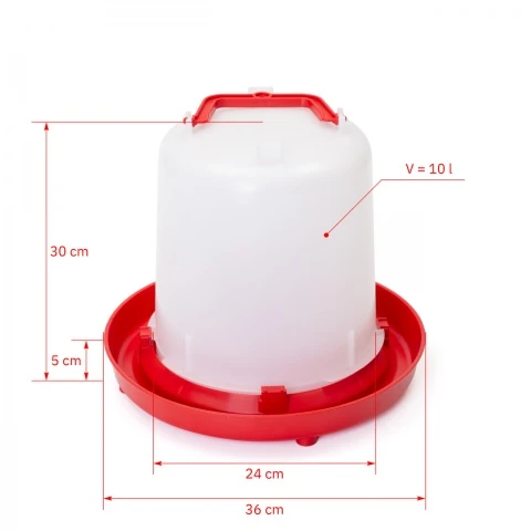 Adăpătoare pentru pui, tip clopot, 10 litri