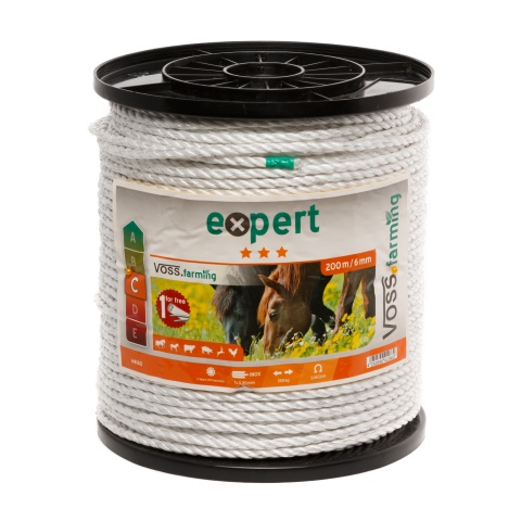 Frânghie gard electric - 200 m - 355 kg - 3,45 Ω/m