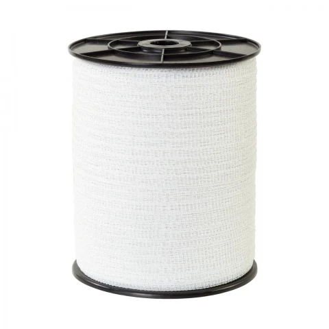 Bandă gard electric - 10 mm - 500 m - 60 kg - 11 Ω/m