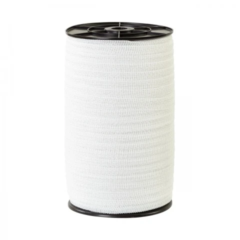 Bandă gard electric - 20 mm - 500 m - 90 kg - 9 Ω/m