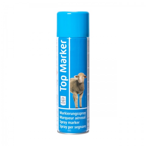 Spray albastru pentru marcarea ovinelor, TopMarker, 500 ml