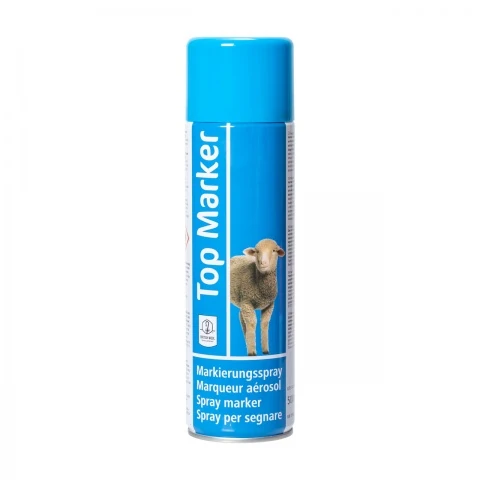 Spray albastru pentru marcarea ovinelor, TopMarker, 500 ml :: Albastru