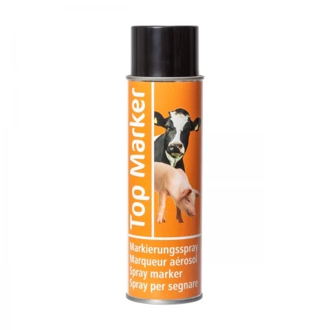 Spray portocaliu pentru marcarea bovinelor, vitelor, caprelor sau porcilor, TopMarker, 500 ml :: Portocaliu