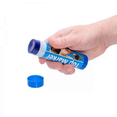Creion albastru pentru marcarea animalelor pe termen scurt, TopMarker, 60 ml :: Albastru