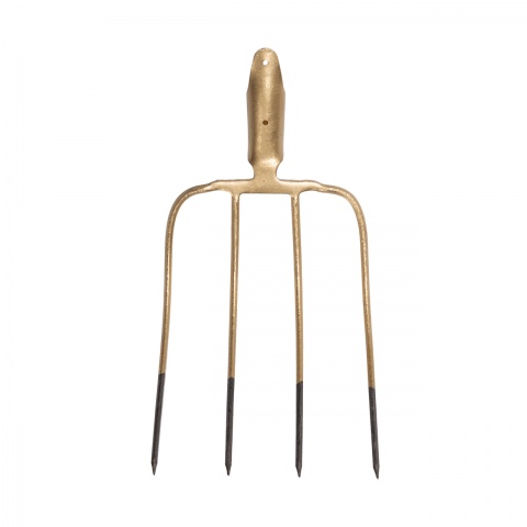 Furcă de bălegar cu 4 coarne, fără coadă, 23 × 31 cm