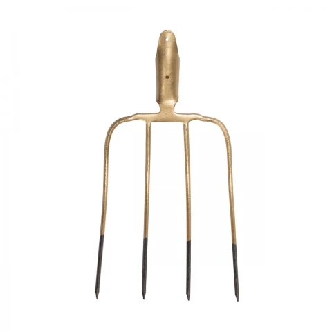 Furcă de bălegar cu 4 coarne, fără coadă, 23 × 31 cm