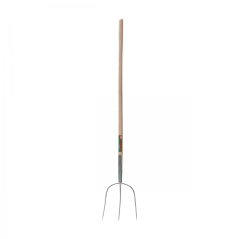 Furcă pentru fân, cu 3 coarne, 30 × 30 cm, cu coadă