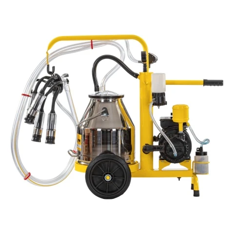 Aparat de muls vaci, cu 1 bidon inox de 25 litri, eco